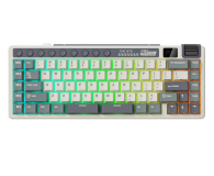 Klawiatura Royal Kludge RK M70 Cyan Purple Beige switch